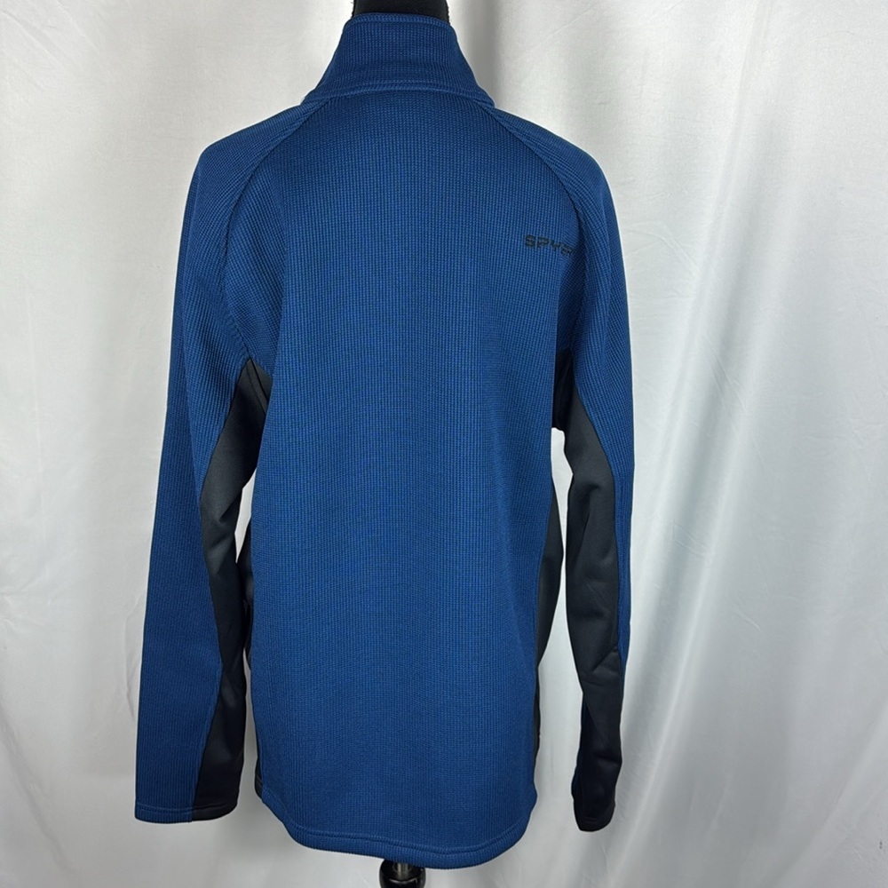 Spyder Men's Performance Jacket in Blue and Black - Picture 2 of 8
